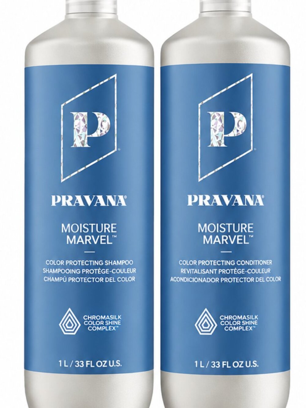 Pravana Moisture Marvel Shampoo & Conditioner Set 33 oz Each | Professional